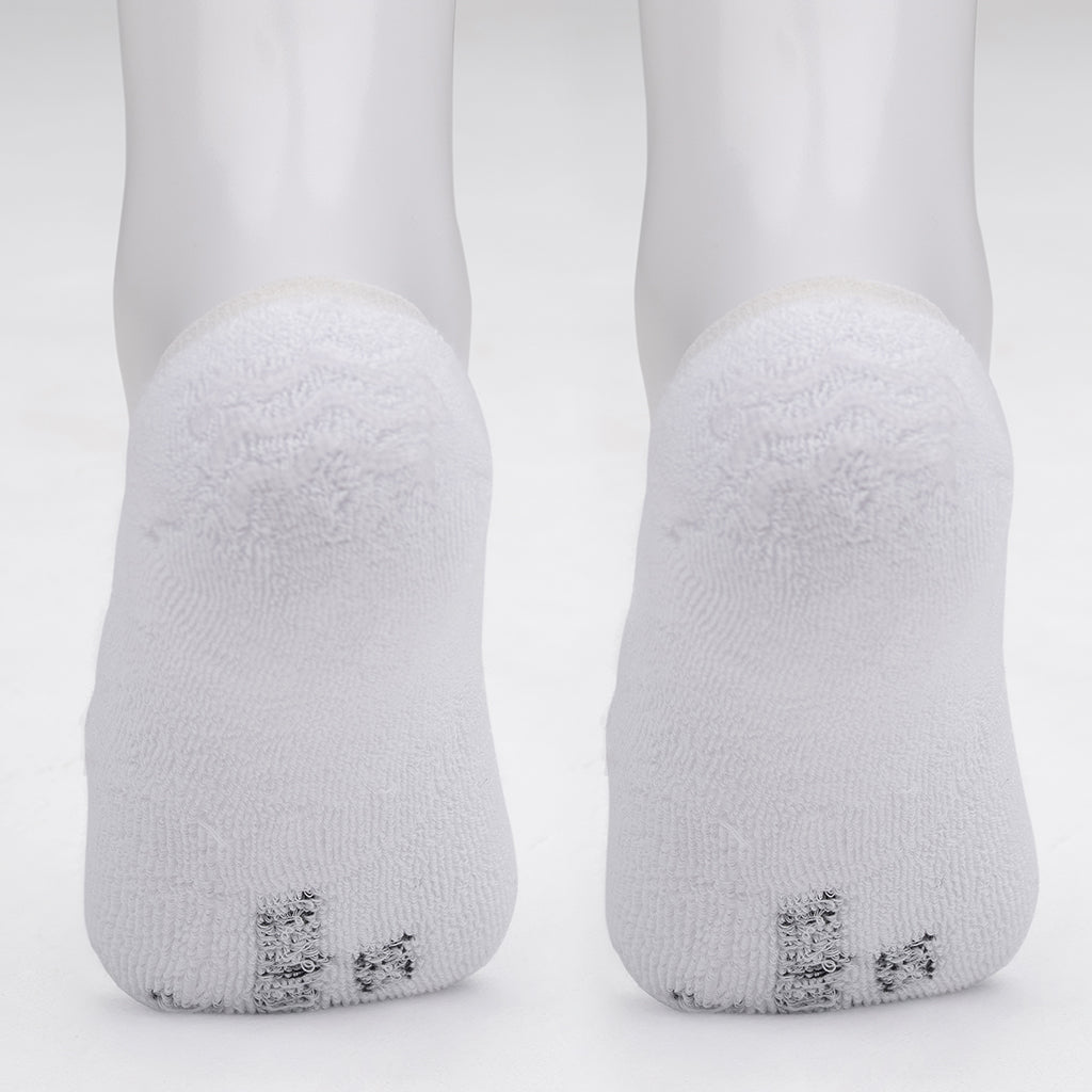 Beqem Füßling-Socken aus ägyptischer Baumwolle – mit rutschfestem Silikon an der Ferse, weich, langlebig & unsichtbar im Schuh