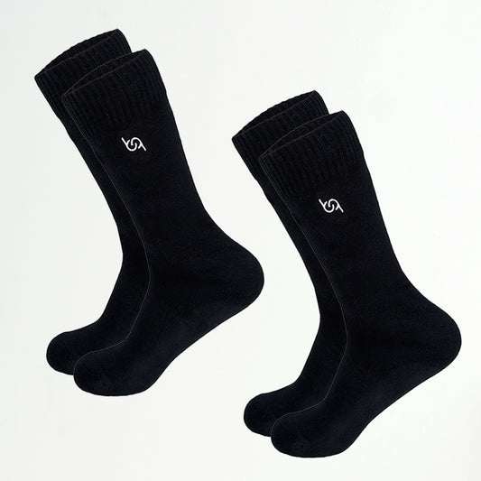 Damen Business-Socken, gepolstert, 2 Paar
