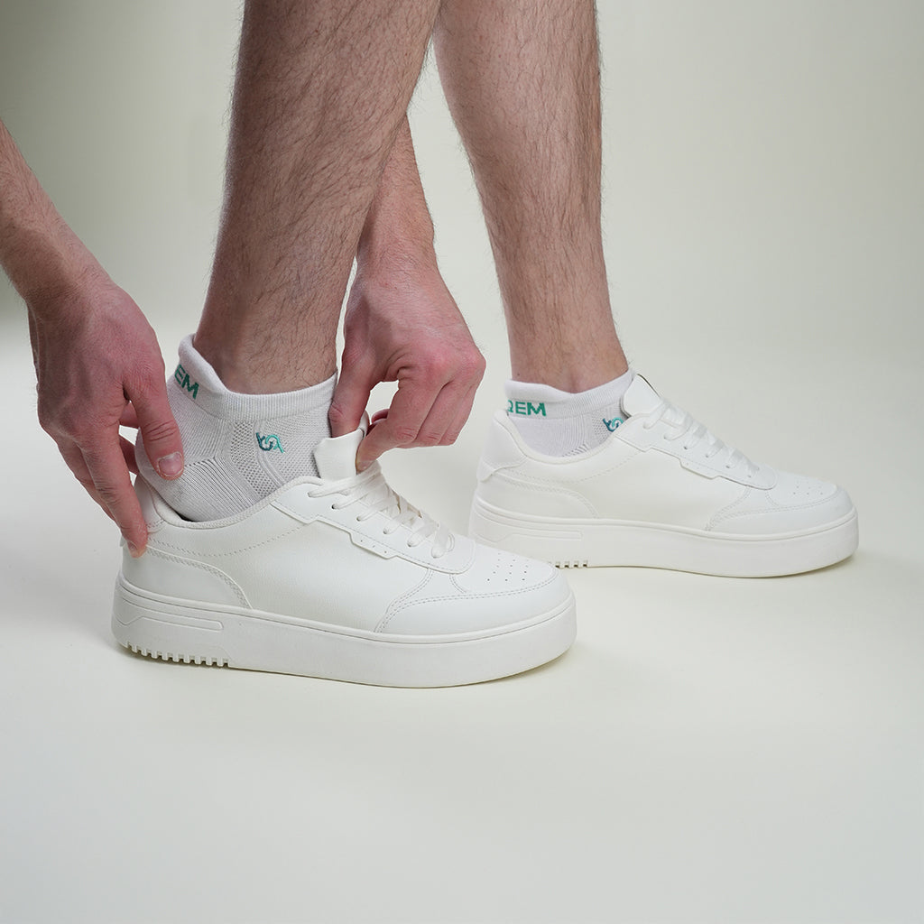 Beqem Sneaker-Socken aus ägyptischer Baumwolle – atmungsaktiv, hohe Qualität, ideal für den Alltag und komfortable Passform