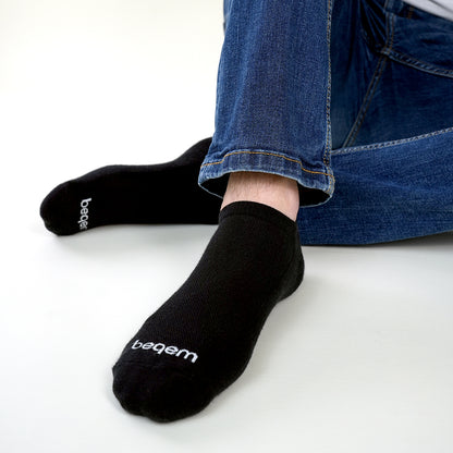 Beqem Sneaker-Socken aus ägyptischer Baumwolle – weich, atmungsaktiv & langlebig. Perfekte Passform für höchsten Komfort