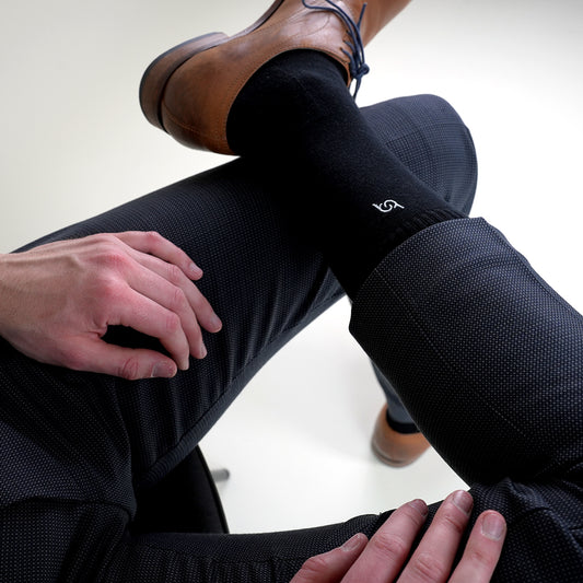 Herren Business-Socken, gepolstert, 2 Paar