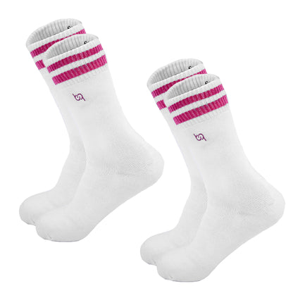 Tennis-Damen-Socken, voll gepolstert, 2 Paar