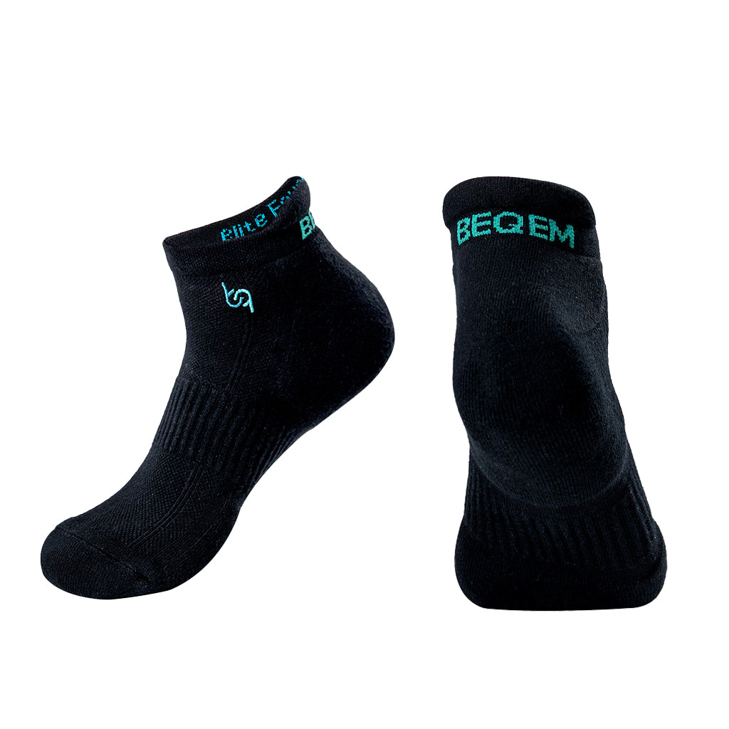 Beqem Sneaker-Socken aus ägyptischer Baumwolle – atmungsaktiv, langlebig, perfekte Passform für den Alltag.