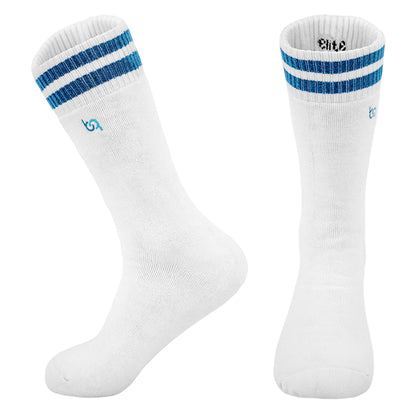 Kuschel-Socken für Damen mit Streifen, voll gepolstert, 2 Paar